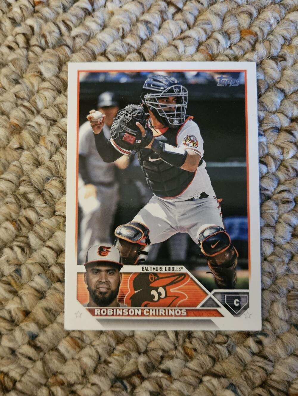 Topps Baltimore Orioles Robinson Chirinos Card